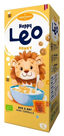 KÓŁKA ZBOŻOWE MIODOWE DLA DZIECI BIO 150 g - NORDCRUNCH (HAPPY LEO) NORDCRUNCH (chrupki, produkty śniadaniowe)