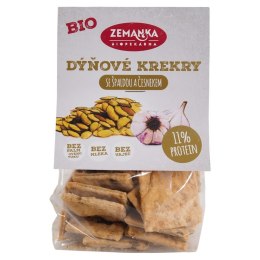 KRAKERSY Z PESTKAMI DYNI I CZOSNKIEM BIO 100 g - ZEMANKA ZEMANKA (ciastka, krakersy)