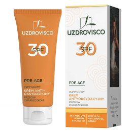 KREM DO TWARZY ANTYOKSYDACYJNY PEPTYDOWY PRZECIWZMARSZCZKOWY SPF 30 50 ml - UZDROVISCO (PRE-AGE) UZDROVISCO (kosmetyki)
