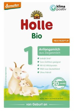 MLEKO KOZIE 1 POCZĄTKOWE DLA NIEMOWLĄT DEMETER BIO 400 g - HOLLE HOLLE (żywność dla niemowląt)