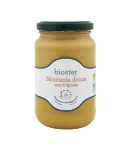 MUSZTARDA Z 6 PRZYPRAWAMI BIO 350 g - BIOSTER BIOSTER (musztardy, majonezy, dressingi)