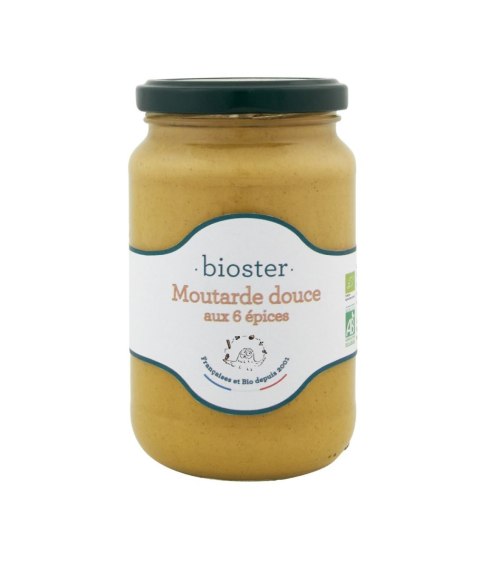 MUSZTARDA Z 6 PRZYPRAWAMI BIO 350 g - BIOSTER BIOSTER (musztardy, majonezy, dressingi)