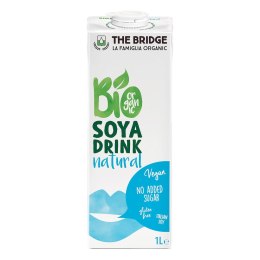 NAPÓJ SOJOWY BEZ DODATKU CUKRÓW BEZGLUTENOWY BIO 1 L - THE BRIDGE THE BRIDGE (napoje i desery roślinne)