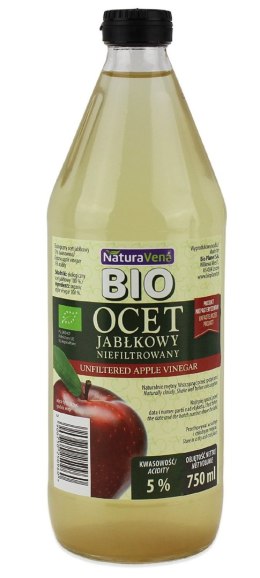 OCET JABŁKOWY 5 % NIEFILTROWANY BIO 750 ml - NATURAVENA NATURAVENA BIO