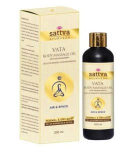 OLEJ DO MASAŻU RELAKSUJĄCY Z ASHWAGANDHĄ 200 ml - SATTVA (AYURVEDA) SATTVA (kadzidła, kosmetyki)