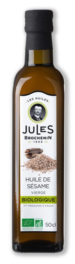 OLEJ SEZAMOWY TŁOCZONY NA ZIMNO BIO 500 ml - JULES BROCHENIN JULES BROCHENIN (włoska oliwa i oleje)
