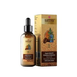 OLEJEK DO CIAŁA KAWA I POMARAŃCZA ZŁUSZCZANIE I NAWILŻANIE ECO 100 ml - SATTVA (AYURVEDA) SATTVA (kadzidła, kosmetyki)