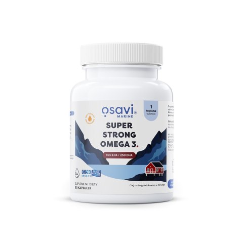 OMEGA-3 SUPER STRONG BEZGLUTENOWA 60 KAPSUŁEK - OSAVI OSAVI (suplementy) OMEGA-3 SUPER STRONG BEZGLUTENOWA 60 KAPSUŁEK - OSAVI OSAVI (suplementy)