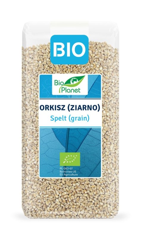 ORKISZ (ZIARNO) BIO 400 g - BIO PLANET BIO PLANET - seria NIEBIESKA (ryże, kasze, ziarna)