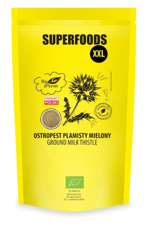 OSTROPEST PLAMISTY MIELONY BIO 600 g - BIO PLANET SUPERFOODS BIO PLANET - seria SUPERFOODS OSTROPEST PLAMISTY MIELONY BIO 600 g - BIO PLANET SUPERFOODS BIO PLANET - seria SUPERFOODS