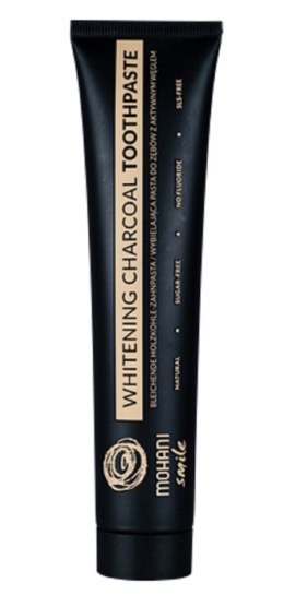 PASTA DO ZĘBÓW Z WĘGLEM AKTYWNYM BEZ FLUORU 75 ml - MOHANI MOHANI (kosmetyki)