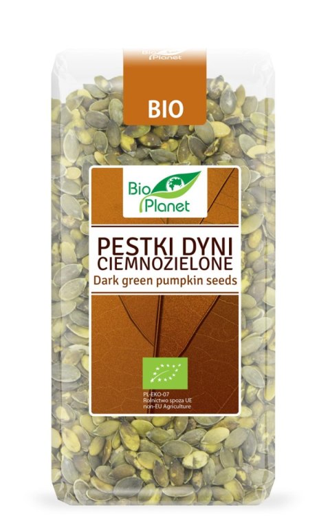 PESTKI DYNI CIEMNOZIELONE BIO 350 g - BIO PLANET BIO PLANET - seria BRĄZOWA (orzechy i pestki)