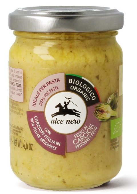 PESTO Z KARCZOCHA BIO 130 g - ALCE NERO ALCE NERO (włoskie produkty)