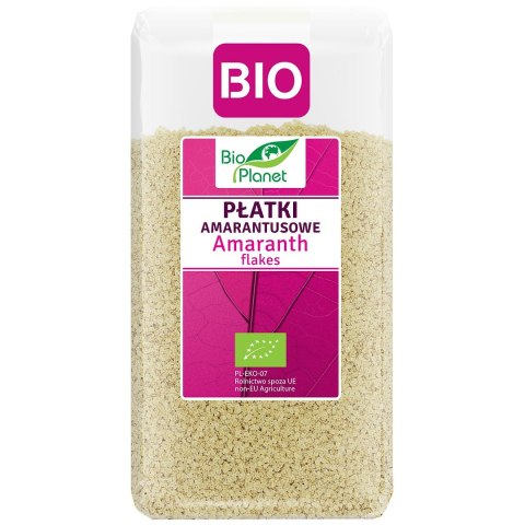PŁATKI AMARANTUSOWE BIO 600 g - BIO PLANET BIO PLANET - seria RÓŻOWA (płatki, otręby, musli)
