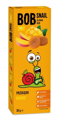 PRZEKĄSKA ROLL MANGO BEZ DODATKU CUKRÓW BEZGLUTENOWA 30 g - BOB SNAIL BOB SNAIL (przekąski owocowe)