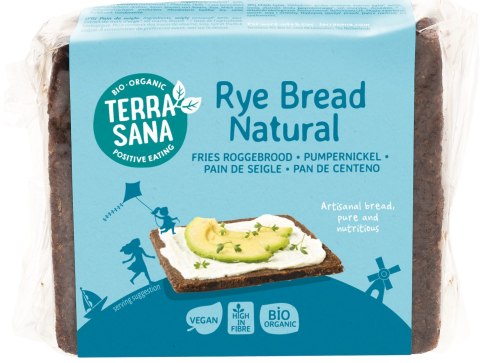 PUMPERNIKIEL BIO 500 g - TERRASANA TERRASANA (kremy, makarony, sosy sojowe, inne)