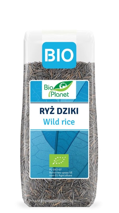 RYŻ DZIKI BIO 250 g - BIO PLANET BIO PLANET - seria NIEBIESKA (ryże, kasze, ziarna)