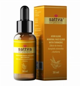 SERUM ELIKSIR DO TWARZY KOMPLEKS MINERALNY Z KURKUMĄ 30 ml - SATTVA (AYURVEDA) SATTVA (kadzidła, kosmetyki)