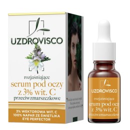 SERUM POD OCZY Z WITAMINĄ C ROZJAŚNIAJĄCE PRZECIWZMARSZCZKOWE 15 ml - UZDROVISCO (ŚWIETLIK) UZDROVISCO (kosmetyki)
