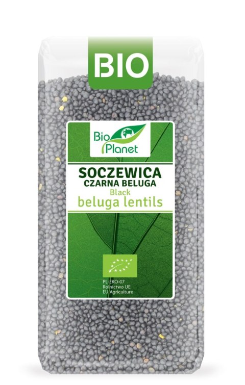 SOCZEWICA CZARNA BELUGA BIO 400 g - BIO PLANET BIO PLANET - seria ZIELONA (strączkowe)