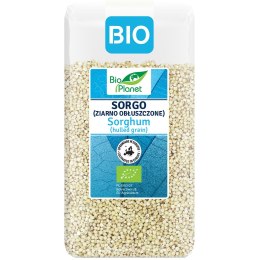 SORGO (ZIARNO OBŁUSZCZONE) BIO 500 g - BIO PLANET BIO PLANET - seria NIEBIESKA (ryże, kasze, ziarna)