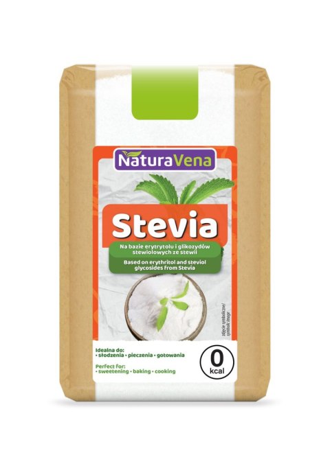 STEVIA (NA BAZIE ERYTRYTOLU I GLIKOZYDÓW STEWIOLOWYCH ZE STEWII) 500 g - NATURAVENA NATURAVENA