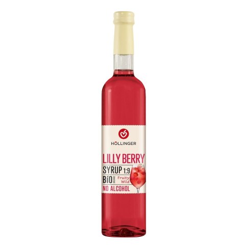 SYROP DO DRINKÓW I KOKTAJLI LILLY BERRY BIO 500 ml - HOLLINGER HOLLINGER (soki, nektary, napoje, syropy)