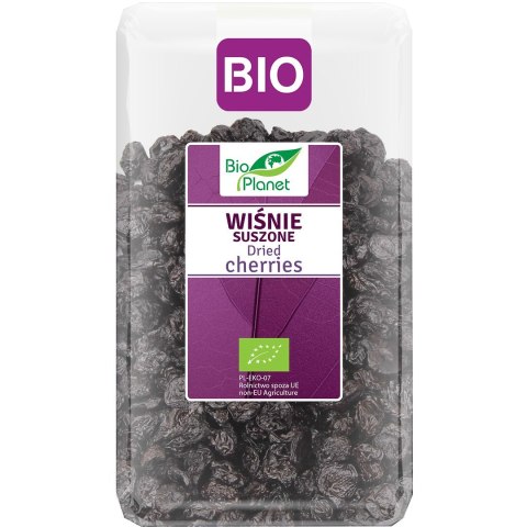 WIŚNIE SUSZONE BIO 1 kg - BIO PLANET BIO PLANET - seria FIOLETOWA (owoce suszone) WIŚNIE SUSZONE BIO 1 kg - BIO PLANET BIO PLANET - seria FIOLETOWA (owoce suszone)
