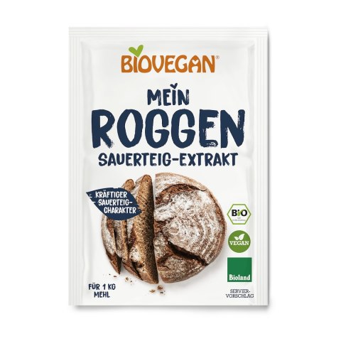 ZAKWAS CHLEBOWY ŻYTNI W PROSZKU BIO 30 g - BIOVEGAN BIOVEGAN (dodatki do wypieków, drożdże)