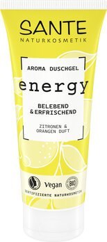 ŻEL POD PRYSZNIC ORZEŹWIAJĄCO - ENERGETYZUJĄCY CYTRYNA I POMARAŃCZA ECO 200 ml - SANTE SANTE (kosmetyki)