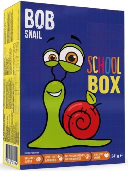 ZESTAW SZKOLNY - PRZEKĄSKI OWOCOWE Z ZABAWKĄ BEZ DODATKU CUKRÓW BEZGLUTENOWE 231 g - BOB SNAIL BOB SNAIL (przekąski owocowe)
