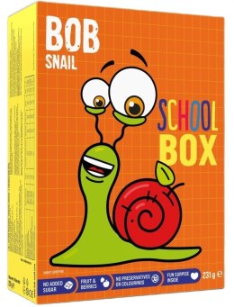 ZESTAW SZKOLNY - PRZEKĄSKI OWOCOWE Z ZABAWKĄ BEZ DODATKU CUKRÓW BEZGLUTENOWE 231 g - BOB SNAIL BOB SNAIL (przekąski owocowe)
