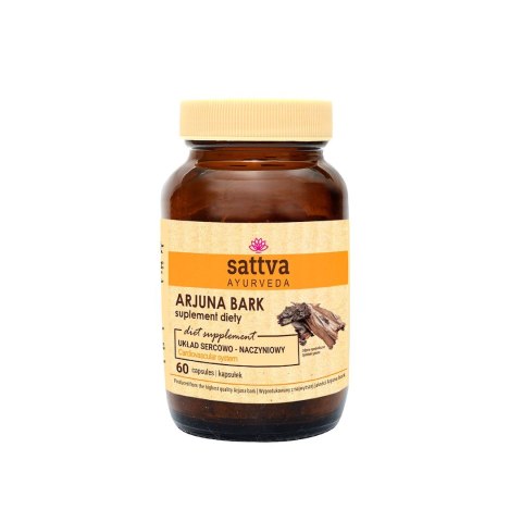 ARJUNA BARK EKSTRAKT (450 mg) 60 KAPSUŁEK - SATTVA SATTVA (kadzidła, kosmetyki)