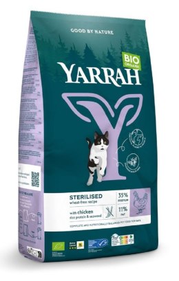 (DLA KOTA WYSTERYLIZOWANEGO) KARMA Z KURCZAKIEM I ŚLEDZIEM BIO 700 g - YARRAH YARRAH (karma dla kotów i psów)