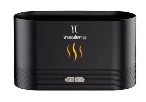 DYFUZOR ULTRADŹWIĘKOWY DO OLEJKÓW ETERYCZNYCH FLAME CZARNY - YOUR CANDLE YOUR CANDLE (świece, olejki eteryczne)