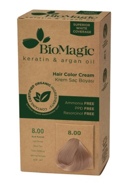 FARBA DO WŁOSÓW JASNY BLOND (8.00) 250 g - BIOMAGIC BIOMAGIC (farby do włosów)