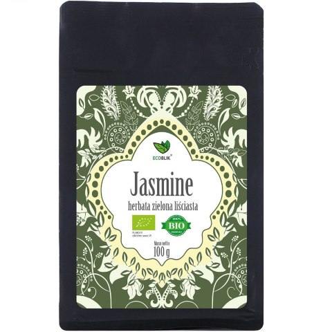 HERBATA ZIELONA LIŚCIASTA JAŚMINOWA BIO 100 g - ECOBLIK ECOBLIK (herbaty)