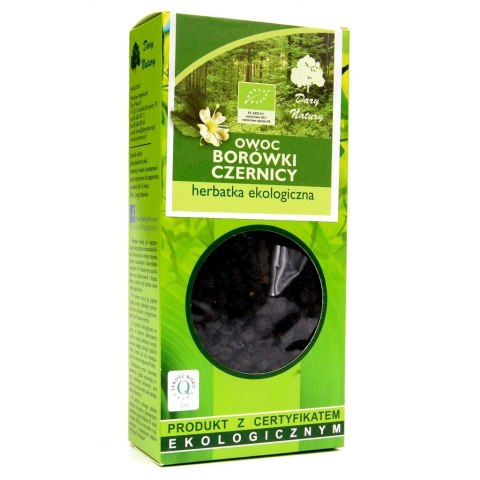 HERBATKA OWOC BORÓWKI CZERNICY BIO 100 g - DARY NATURY DARY NATURY - herbatki