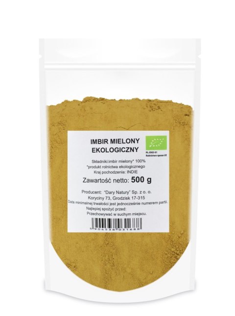 IMBIR MIELONY BIO 500 g - HORECA (DARY NATURY) HORECA BIO - pozostałe