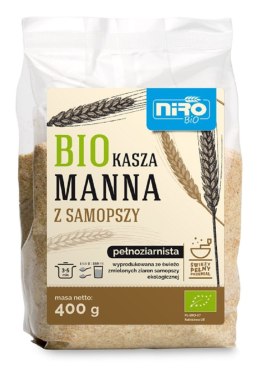KASZA MANNA Z SAMOPSZY BIO 400 g - NIRO NIRO (makarony orkiszowe)