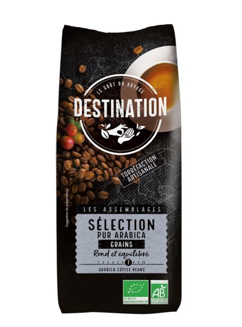 KAWA ZIARNISTA ARABICA 100 % SELECTION BIO 1 kg - DESTINATION DESTINATION (kawy)