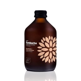 KOMBUCHA Z BRZOSKWINIĄ I TRAWĄ CYTRYNOWĄ BEZGLUTENOWA BIO 330 ml - VIGO VIGO YOKO (kombucha)