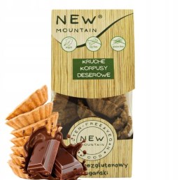KORPUSY DESEROWE KRUCHE CZEKOLADOWE BEZGLUTENOWE 200 g - NEW MOUNTAIN NEW MOUNTAIN (bezglutenowe-ciastka,bezy,paluchy)