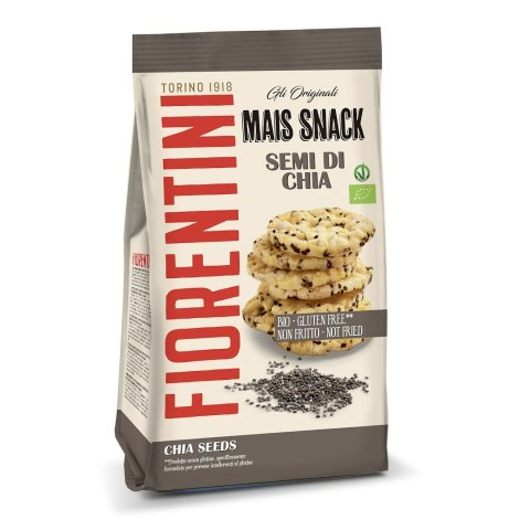 KRĄŻKI KUKURYDZIANE Z CHIA BEZGLUTENOWE BIO 50 g - FIORENTINI FIORENTINI (przekąski bezglutenowe)
