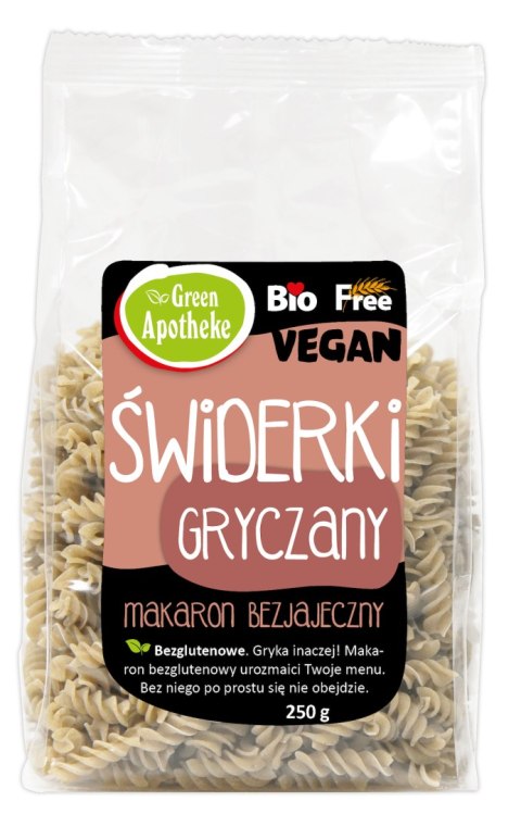 MAKARON (GRYCZANY) ŚWIDERKI BEZGLUTENOWY BIO 250 g - APOTHEKE APOTHEKE (herbatki dla dzieci, dorosłych, błonnik