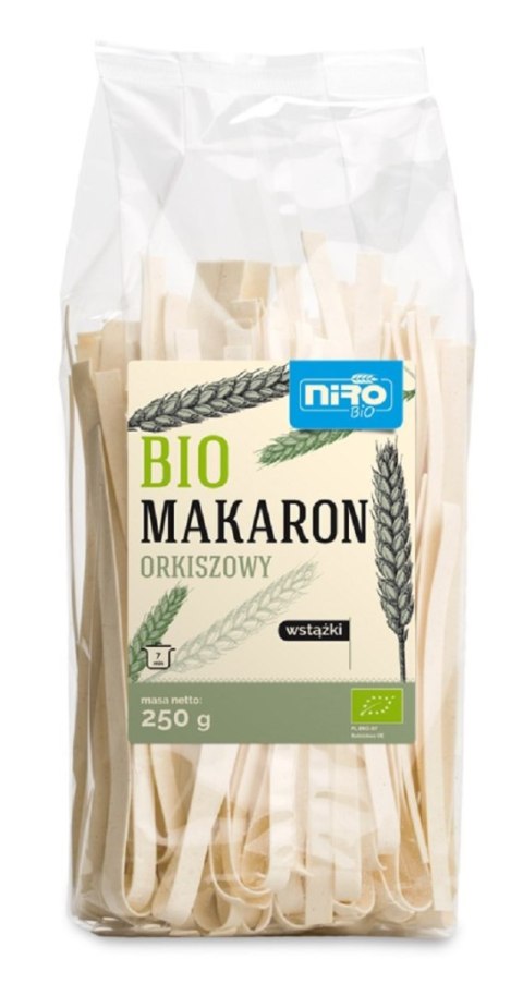 MAKARON (ORKISZOWY) WSTĄŻKI BIO 250 g - NIRO NIRO (makarony orkiszowe)