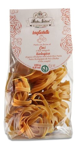 MAKARON (Z CIECIERZYCY I BRĄZOWEGO RYŻU) TAGLIATELLE BEZGLUTENOWY BIO 250 g - PASTA NATURA PASTA NATURA (makarony bezglutenowe)