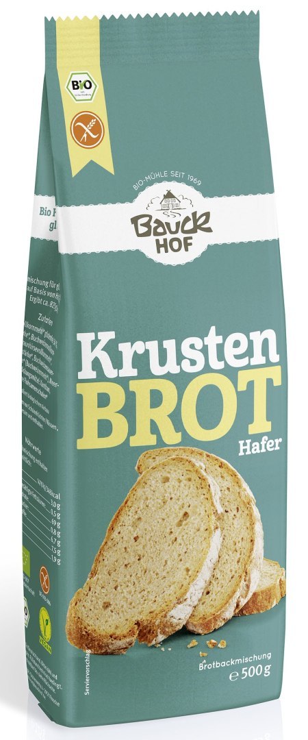 MIESZANKA DO WYPIEKU CHLEBA OWSIANEGO BEZGLUTENOWA BIO 500 g - BAUCK HOF BAUCK HOF (mieszanki do wypieków)