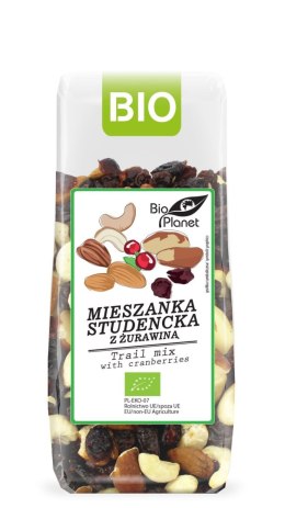 MIESZANKA STUDENCKA Z ŻURAWINĄ BIO 150 g - BIO PLANET BIO PLANET - seria PRZEKĄSKI