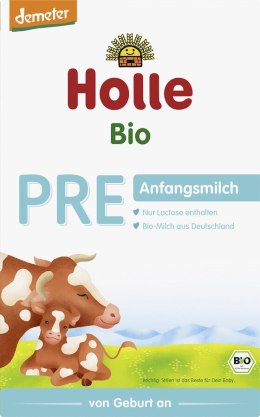 MLEKO KROWIE PRE POCZĄTKOWE DLA NIEMOWLĄT PO 6 MIESIĄCU BIO 400 g - HOLLE HOLLE (żywność dla niemowląt)